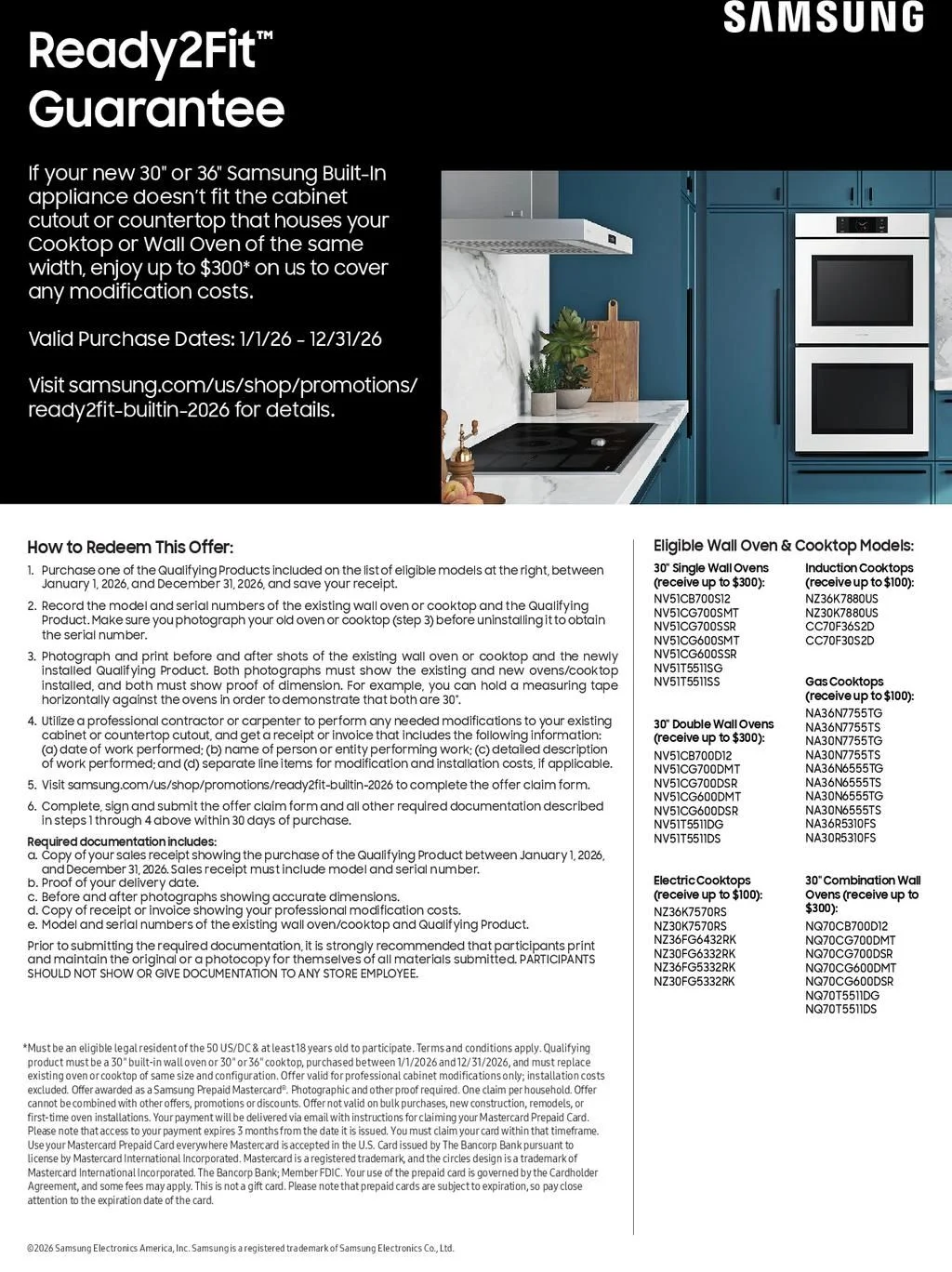 Samsung Ready2Fit Guarantee