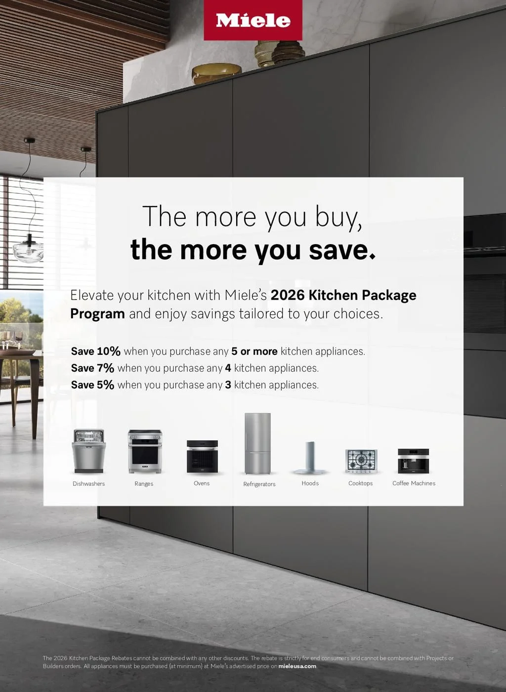 Miele Kitchen Package Rebate