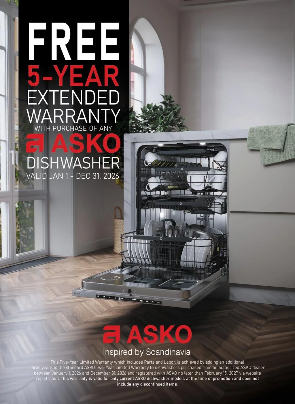 Asko 5 Year Extended Warranty Rebate