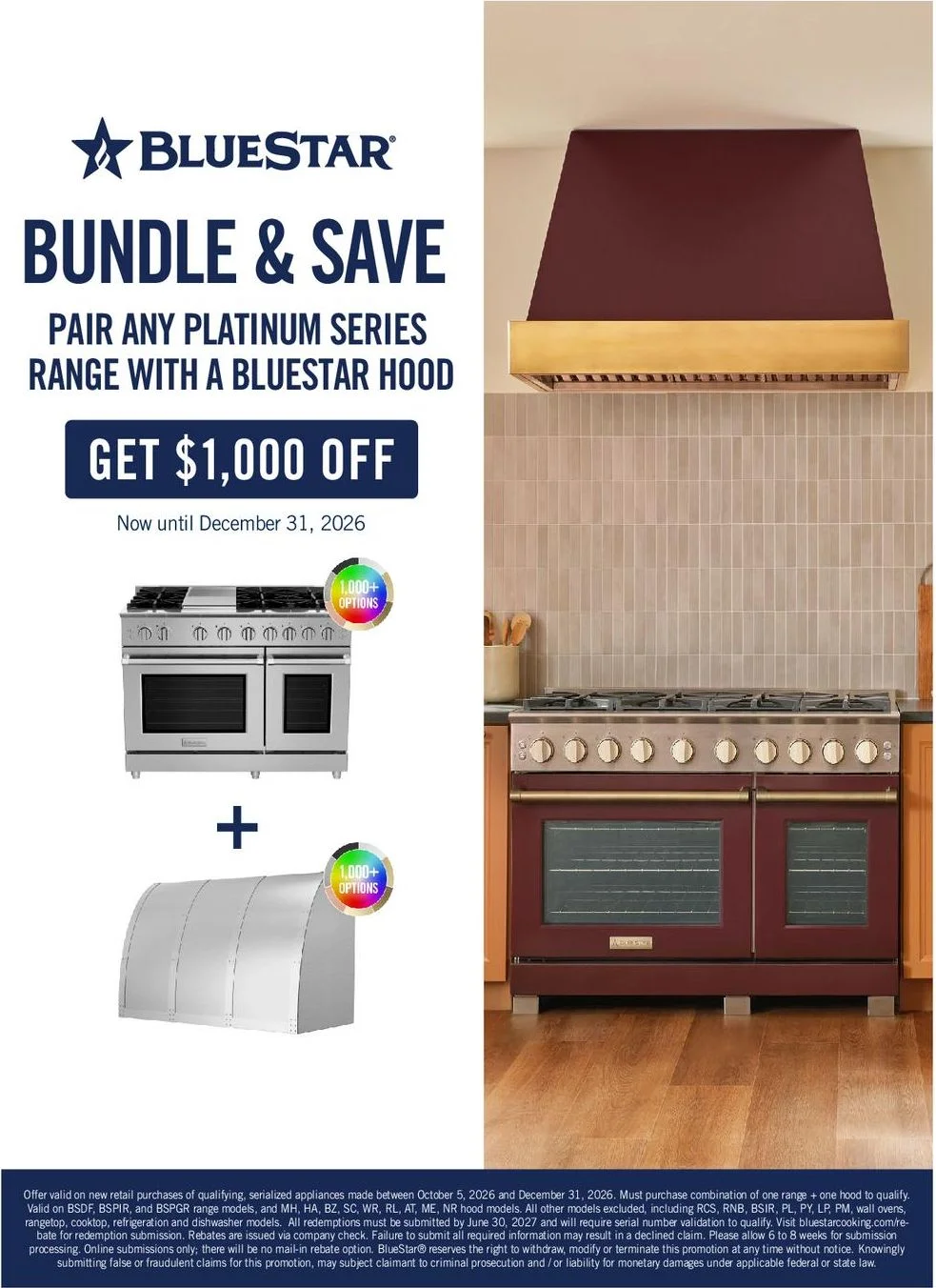 BlueStar Bundle and Save Rebate