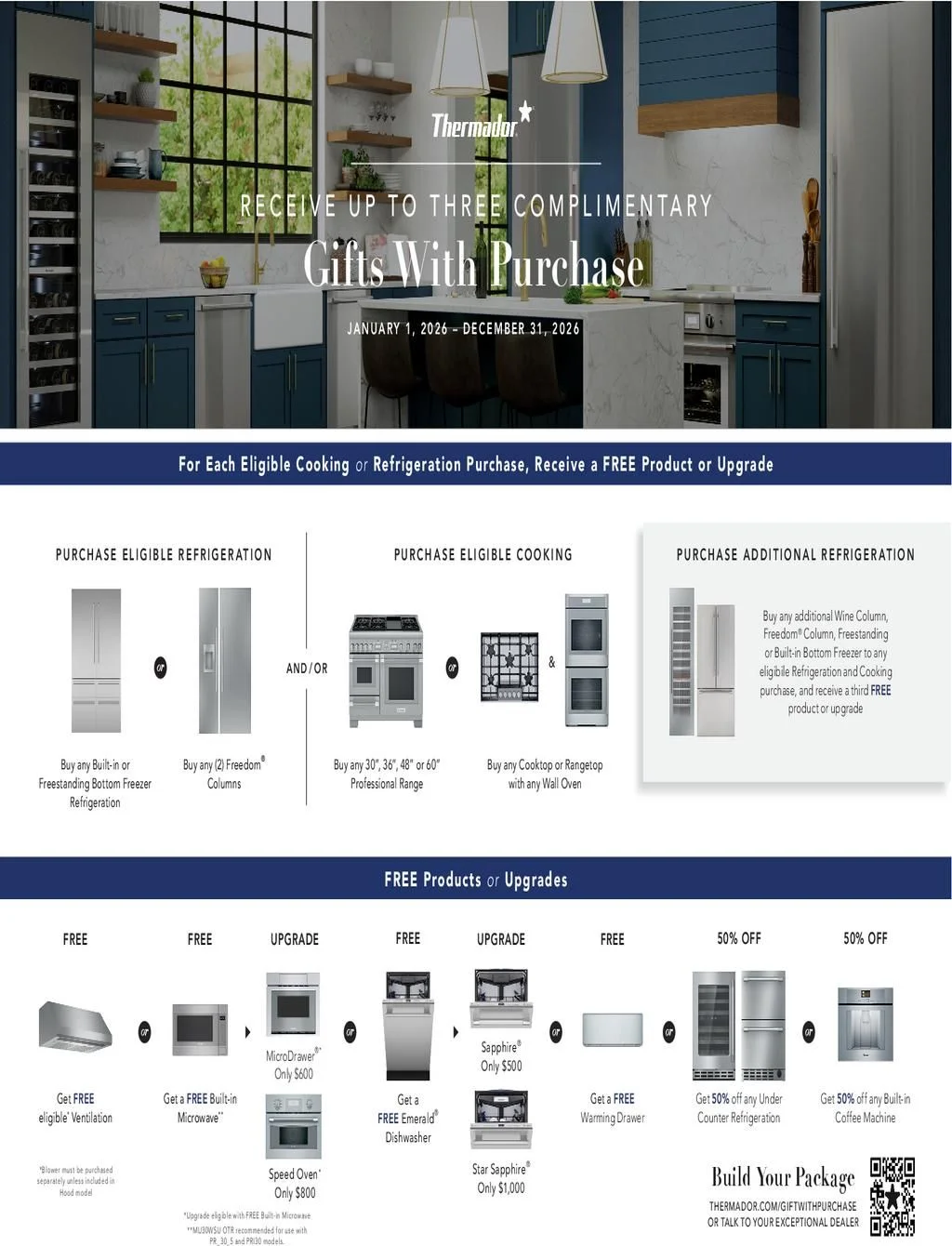 Thermador One Two Free Sales Event